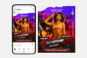 Tropical Day Party – Instagram PSD, a Social Media Template by studioflyers.com (Thumbnail 1 of 3)