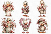 Whimsical Spring Duck Clipart Bundle, an Illustration by Craft Nest (Thumbnail 3 of 10)