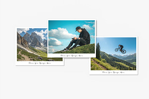 Polaroid Photo Mockup Bundle, a Product Mockup by graphypix
