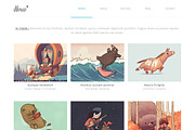 Dhruv - Minimal Muse/HTML Template, a HTML Template by WellMadePixel (Thumbnail 2 of 5)