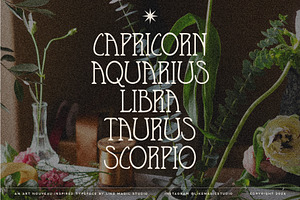 Bloom - An Art Nouveau Serif