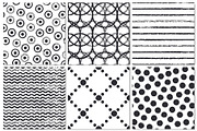 Ink Hand Drawn Seamless Patterns Set, a Pattern Graphic by Krolja (Thumbnail 3 of 4)
