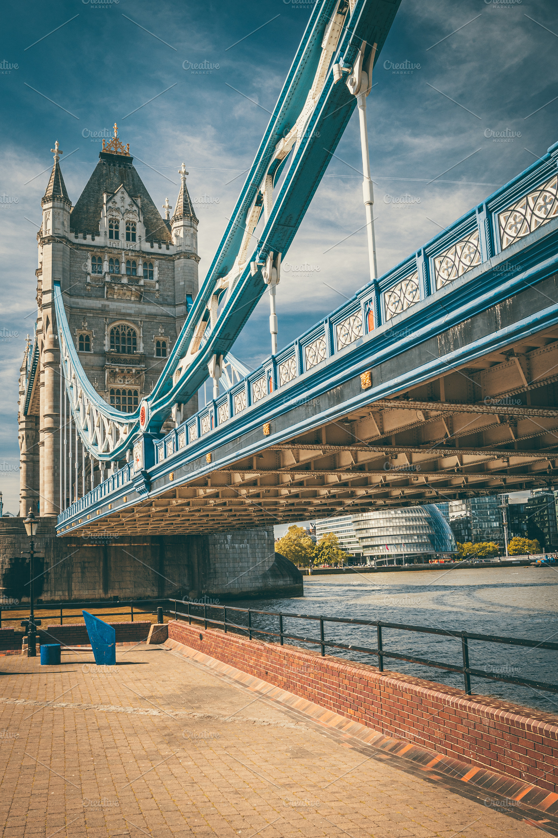 Tower bridge in london stock photo containing famous and thames, an Architecture Photo by Tomas Luka