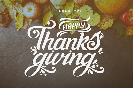 Happy Thanksgiving Logotype