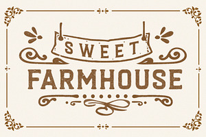 Farm Fresh Market - Sans Serif Font