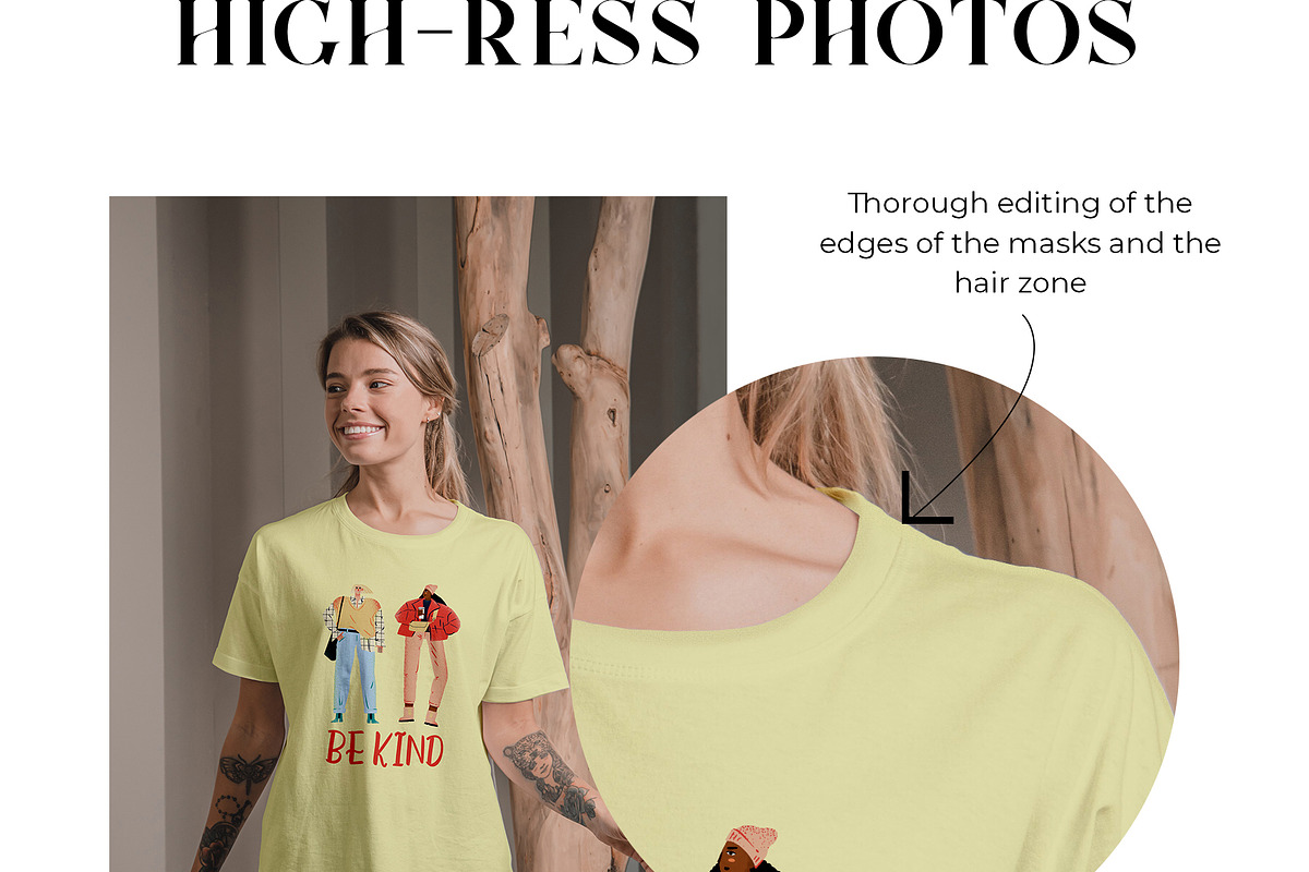 T-shirt Model Mockup Bundle, a Shirt Mockup by Neutral Mockups (Photo 6 of 7)