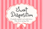 Sweet Disposition Handwritten Script, a Handwritten Font by Kaya Fonts (Thumbnail 1 of 37)