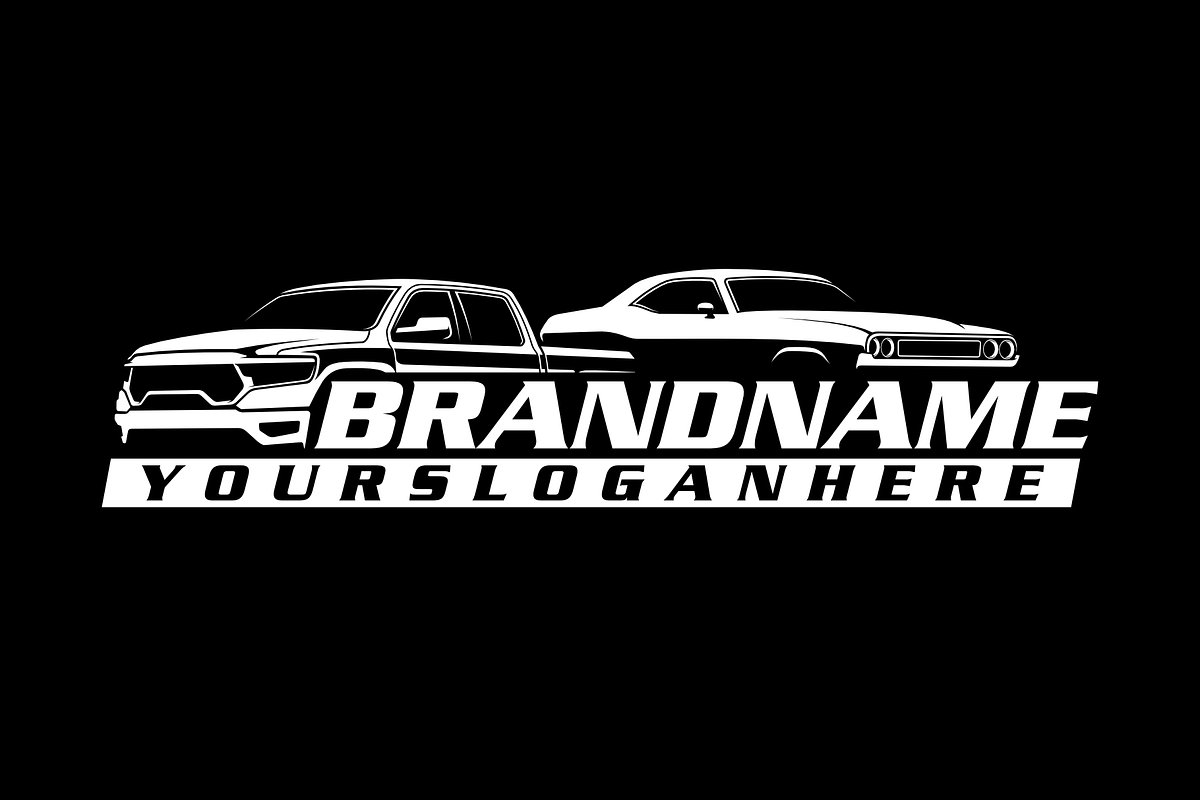 car and pickup logo template, an Object Graphic by TFamz (Photo 3 of 3)