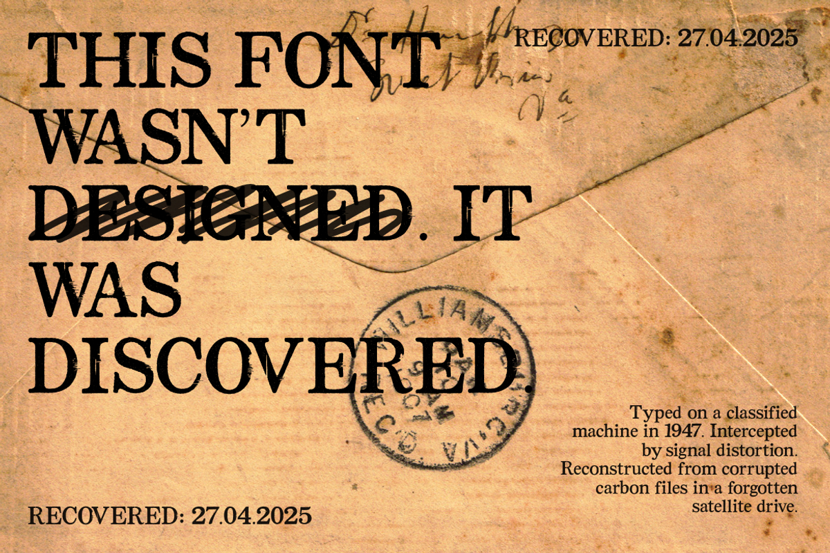 Wormhole Type – Glitch Font, a Sans Serif Font by Creacy Studio (Photo 2 of 11)