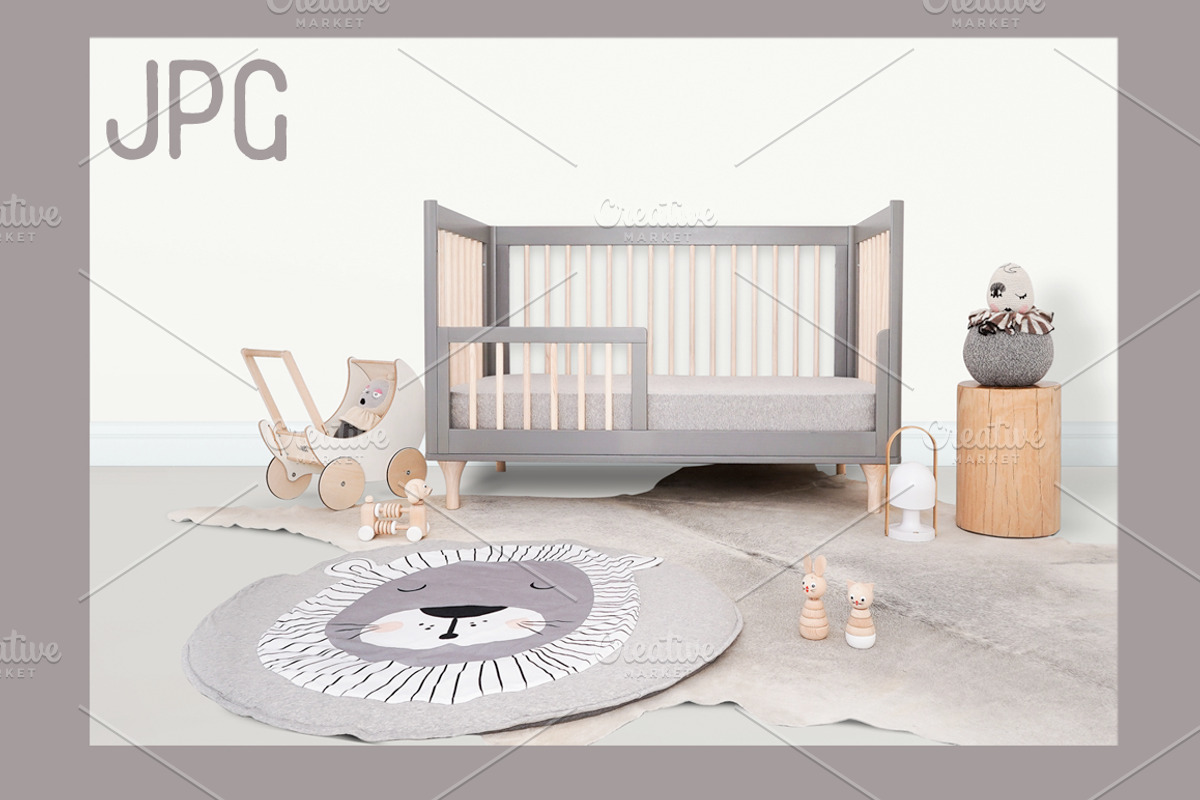 Kids Room Wall/Frame Mock Up 18, a Print Template by Whimsicality (Photo 4 of 4)