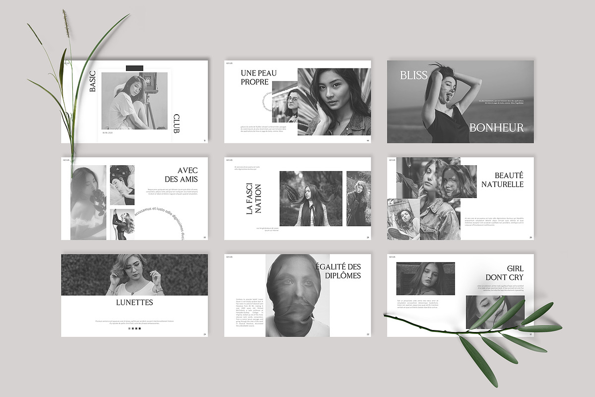 SALE Geulis Feminine Google Slides, a Presentation Template by Flawless And Co (Photo 3 of 12)