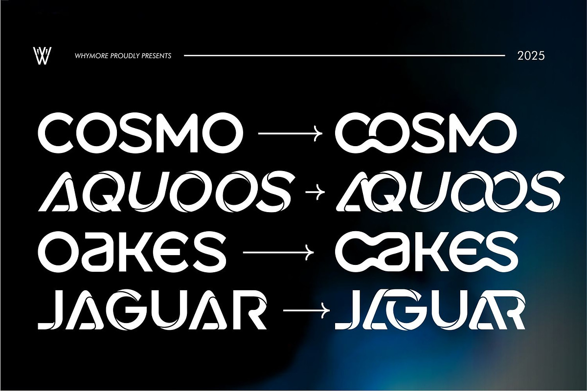AQUOOS Modern Futuristic Display, a Sans Serif Font by WhymoreArt (Photo 3 of 11)