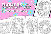 Flowers Coloring Book, a Decorative Illustration by Line Store (Thumbnail 1 of 7)
