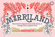 Merriland - Retro Carnival, a Slab Serif Font by Setara Langit CreativeStd (Thumbnail 1 of 10)