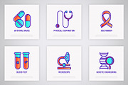 AIDS & HIV | 16 Thin Line Icons Set, an Outline Icon by Alex Blogoodf (Thumbnail 5 of 7)