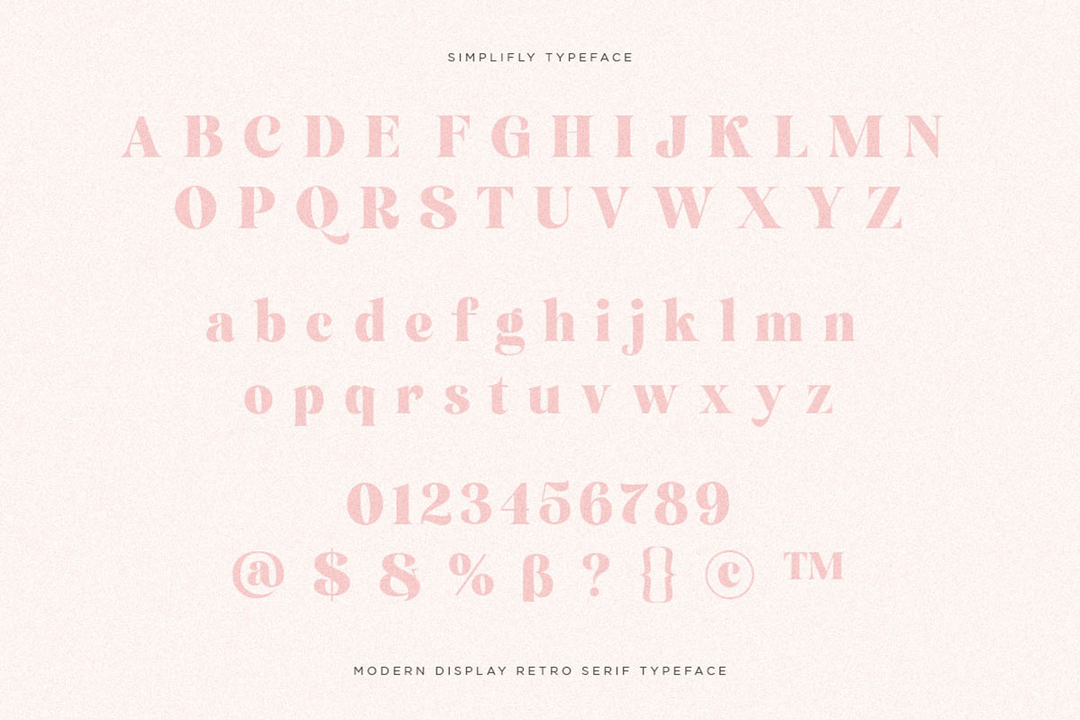 Simplify | Cheek Display, a Serif Font by Pentagonistudio (Photo 7 of 12)