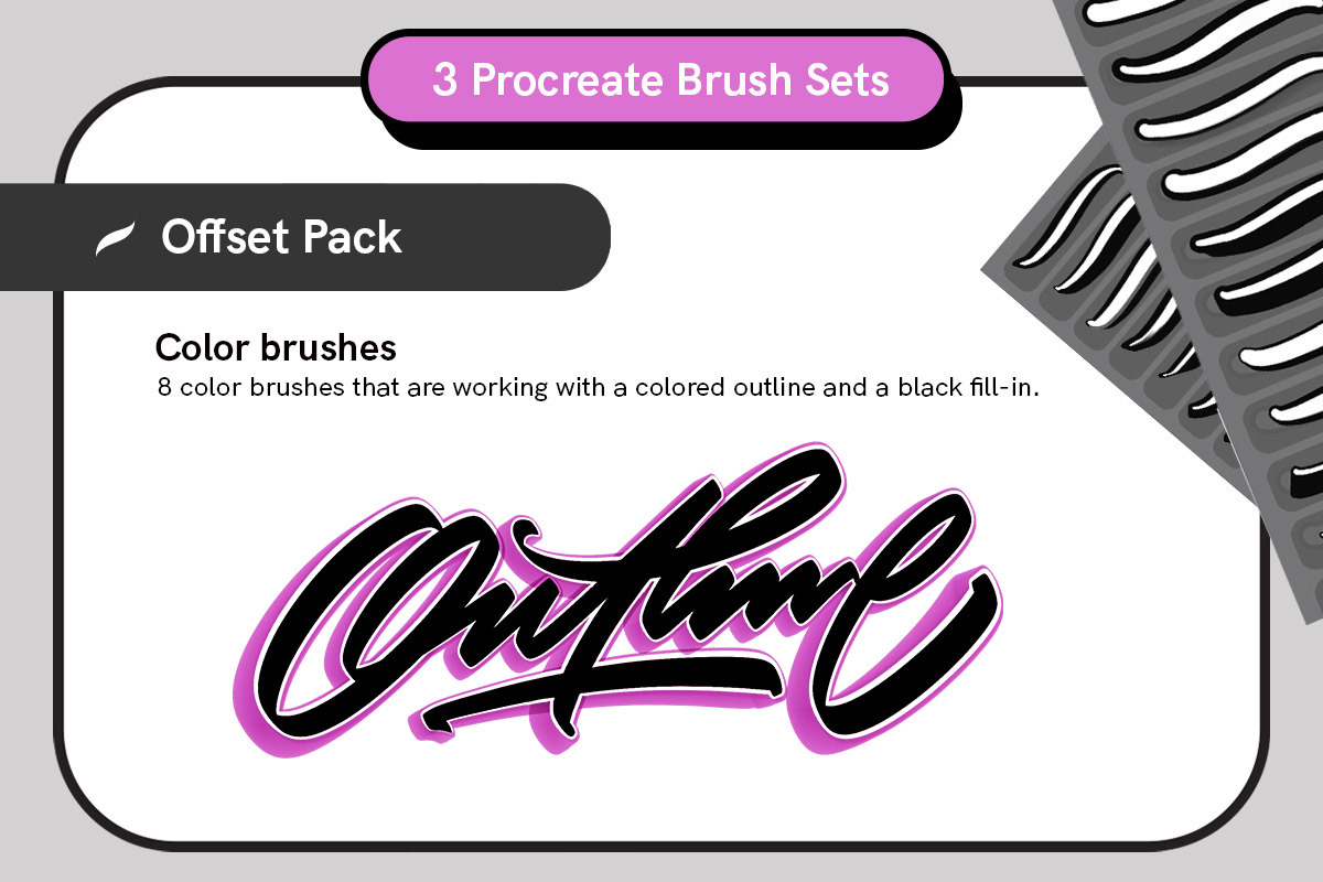 Outline Pack - Outline Brushes, a Brush Add-On by Snooze one (Photo 7 of 13)