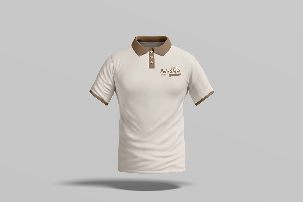 Polo Shirt Mockup, a Shirt Mockup by graphicsecond (Photo 2 of 6)