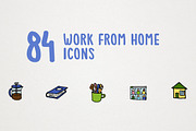 Work From Home Icons Clipart Set, an Icon by Lemonade Pixel (Thumbnail 2 of 7)