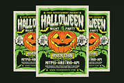 Halloween Night Party Flyer Template, a Flyer Template by Muhamad Iqbal hidayat (Thumbnail 1 of 4)