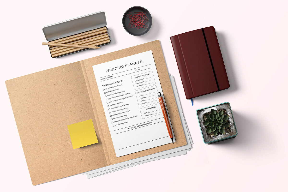 Wedding Planner, a Stationery Template by M9 Design (Photo 3 of 5)