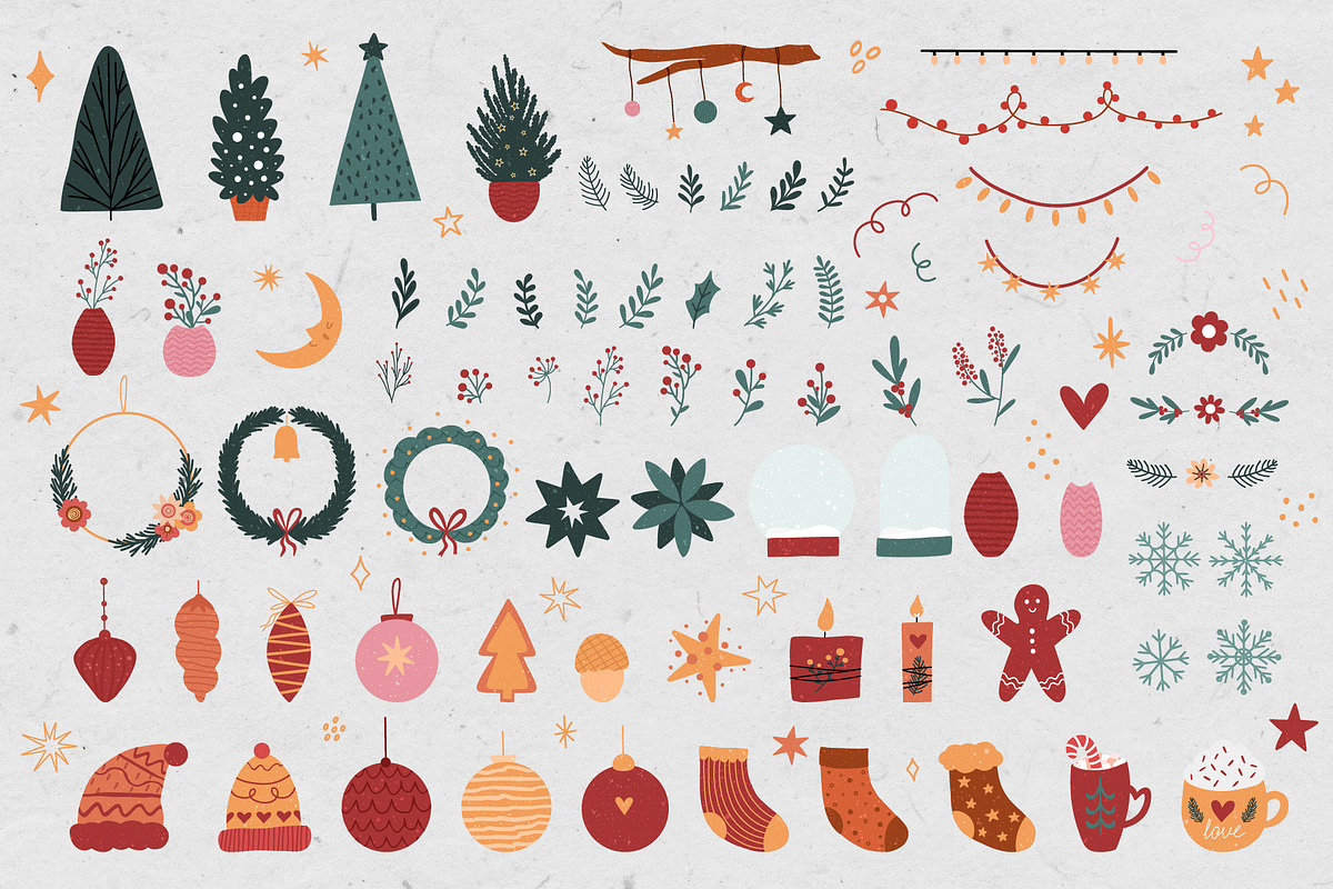 Magic Winter Bundle, a Seasonal Illustration by roskque (Photo 13 of 24)