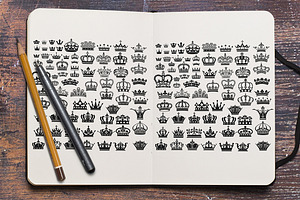 Heraldic Crowns Collection Set 1