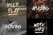 STRIKEOUT || Brush Font, a Script Font by Raseuki (Thumbnail 5 of 13)