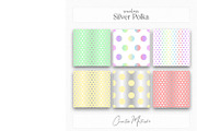 Pastel Polka Dots, Silver Glitter, a Pattern Graphic by Creative Matrix82 (Thumbnail 3 of 7)