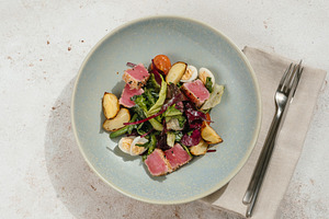 Seared Tuna Salad With Potatoes, a Food & Drink Photo by Fascinadora