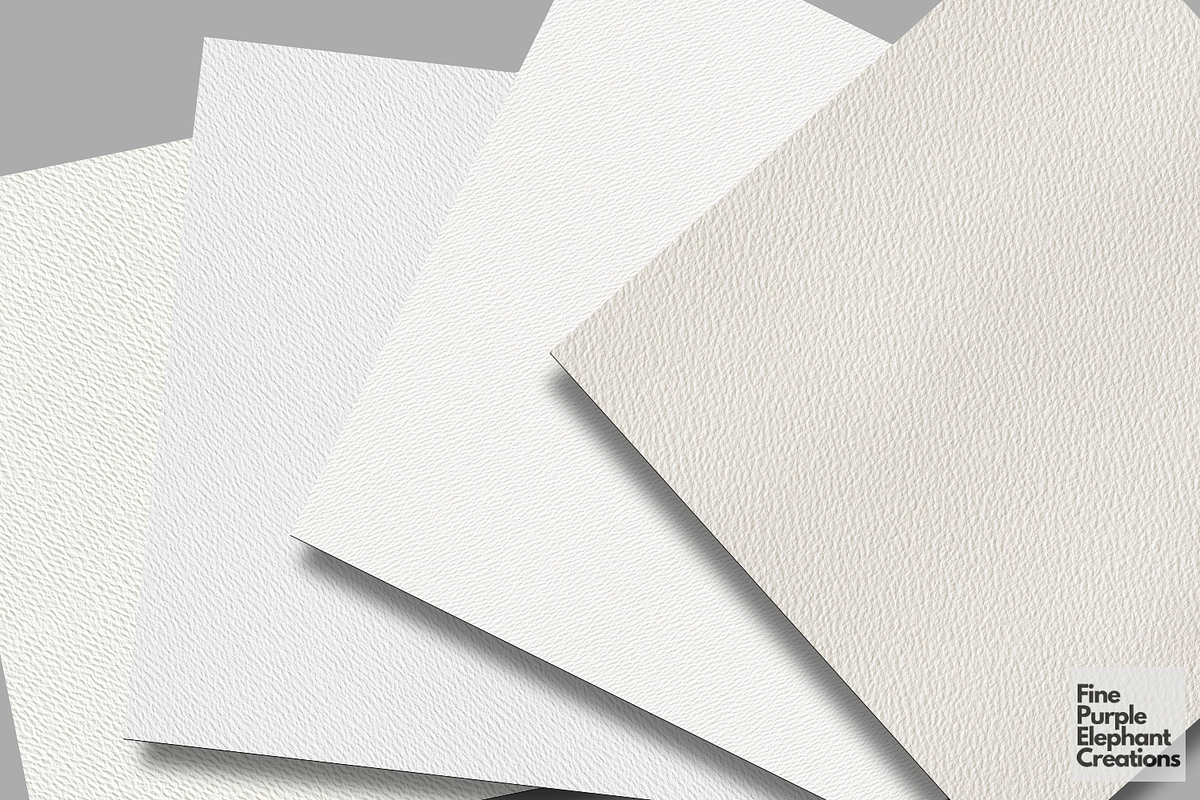Watercolor Paper Texture Blank White, a Pattern Graphic by Fine Purple Elephant (Photo 4 of 5)