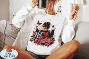 Sassy Messy Bun Girl PNG, a Seasonal Illustration by Daily.Designs (Thumbnail 4 of 5)