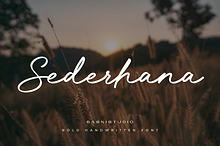 Sederhana – Bold Handwritten Font