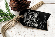 Merry & Bright – Christmas Gift Tags, an Illustration by Aurelie Maron (Thumbnail 2 of 5)