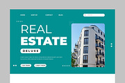Real Estate Landing Page, an UI Kit Template by CreativeShaper (Thumbnail 2 of 6)