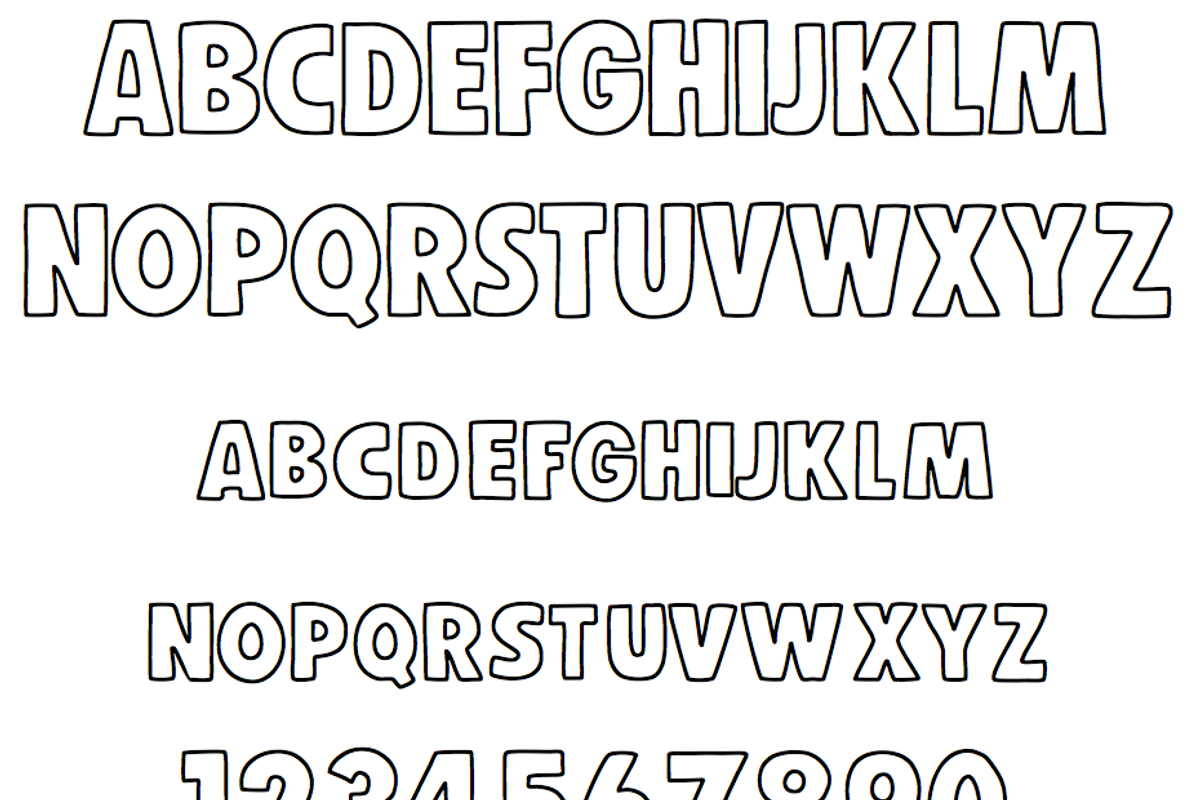 BlockFont.ttf preview 2