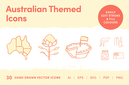Australian Themed Icons