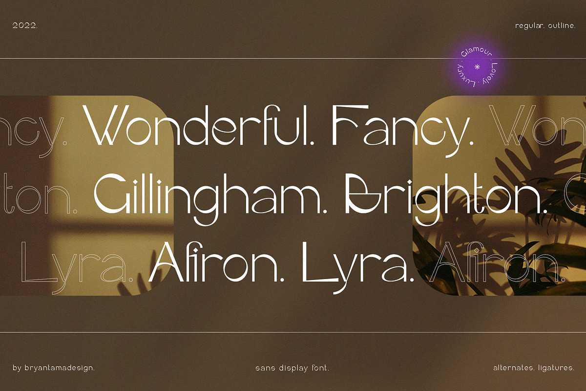 Mofela - Modern Display Font, a Sans Serif Font by StudioinBry (Photo 2 of 15)