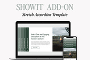 Stretch Accordion Showit Template, a Websites & App Template by Amanda Pena Design (Thumbnail 2 of 6)