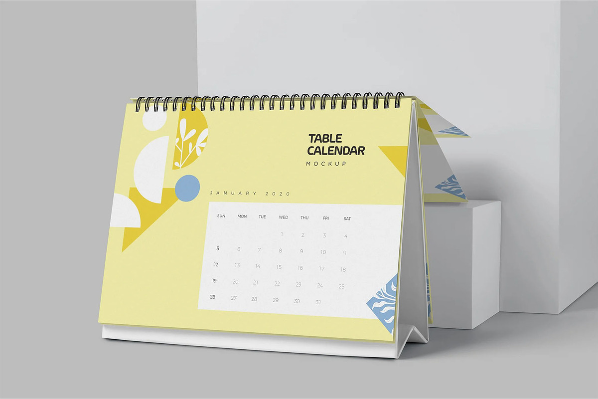 Calendar Mockup, a Product Mockup by megostudi0 (Photo 3 of 6)