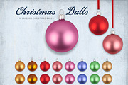 Christmas Balls, an Object Graphic by Betty Nane (Thumbnail 1 of 2)