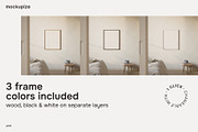 4x5 Bedroom Frame Mockup Artful, a Household Mockup by mockupize (Thumbnail 2 of 7)