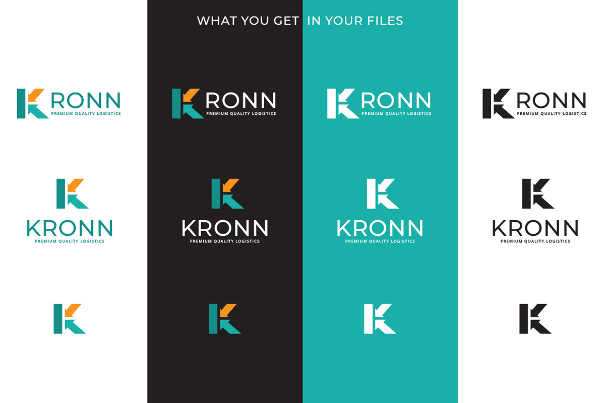 Kronn Letter K Arrow Logo, a Branding & Logo Template by Tovarkovdesign