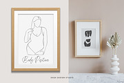 Minimal Abstract Curvy Women Art, an Illustration by Saga Design Studio (Thumbnail 4 of 6)