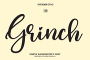Grinch | Script Font, a Script Font by Scratchones (Thumbnail 1 of 8)