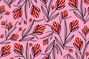Whimsical Floral Patterns Pack, a Pattern Graphic by Art's and patterns (Thumbnail 2 of 7)