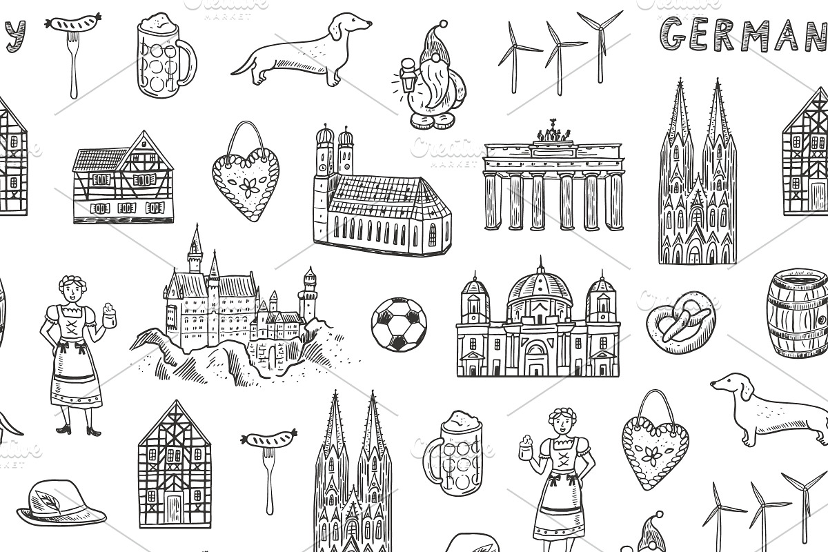Germany Map, an Education Illustration by GooseFrol (Photo 7 of 7)