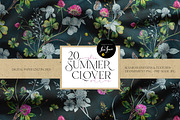 SUMMER CLOVER Watercolor Wildflowers, an Illustration by Inna Sinano (Thumbnail 11 of 17)