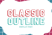 Sports Outline - Display Font, a Slab Serif Font by KiddoGlyphs Studio (Thumbnail 3 of 5)