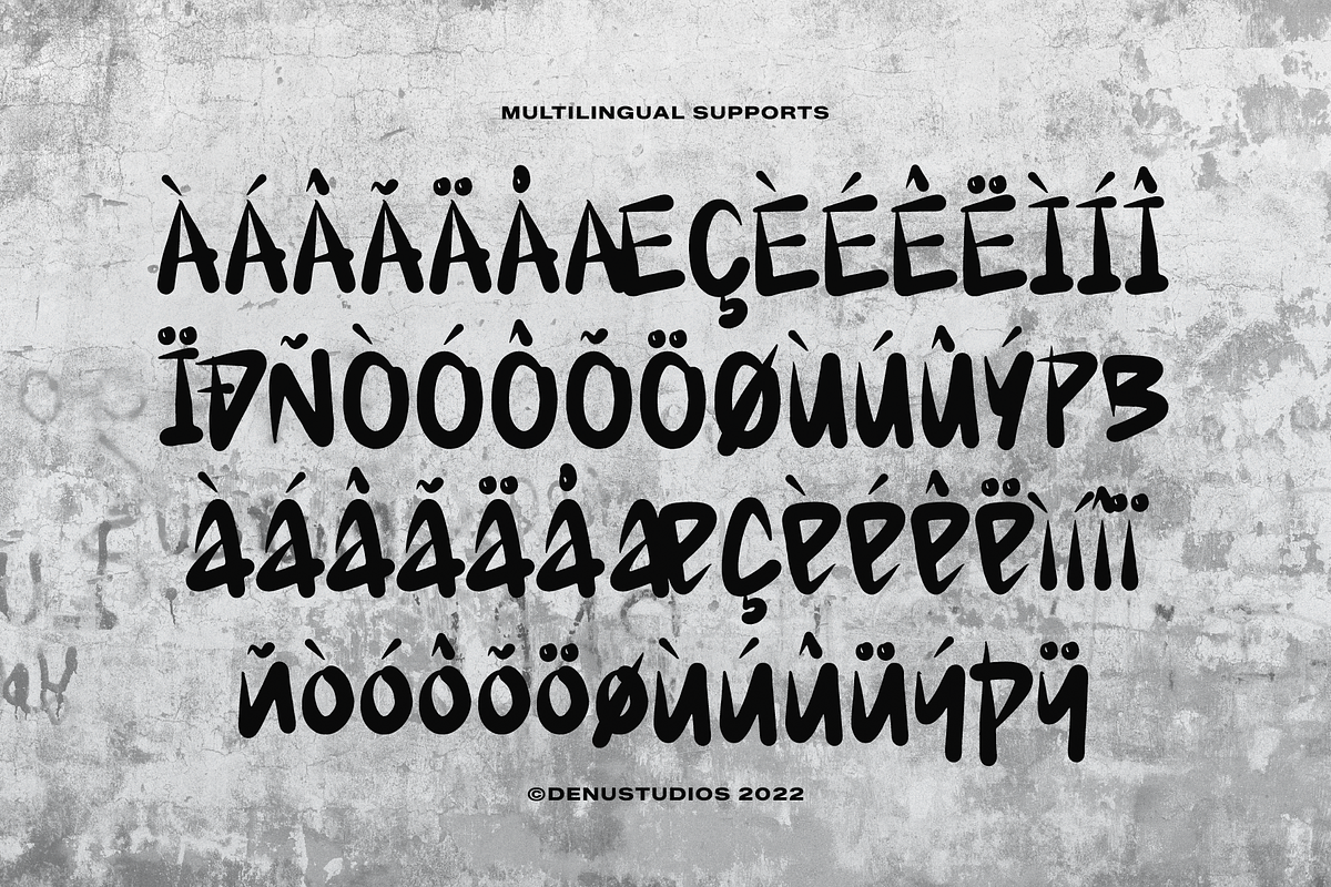 Forge Zone | Graffiti Font, a Handwritten Font by Denustudios (Photo 11 of 12)